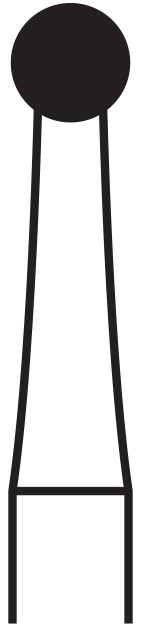 SUPÉR Carbide FGOS8, FG & Surgical, Made in Canada, 10 Burs