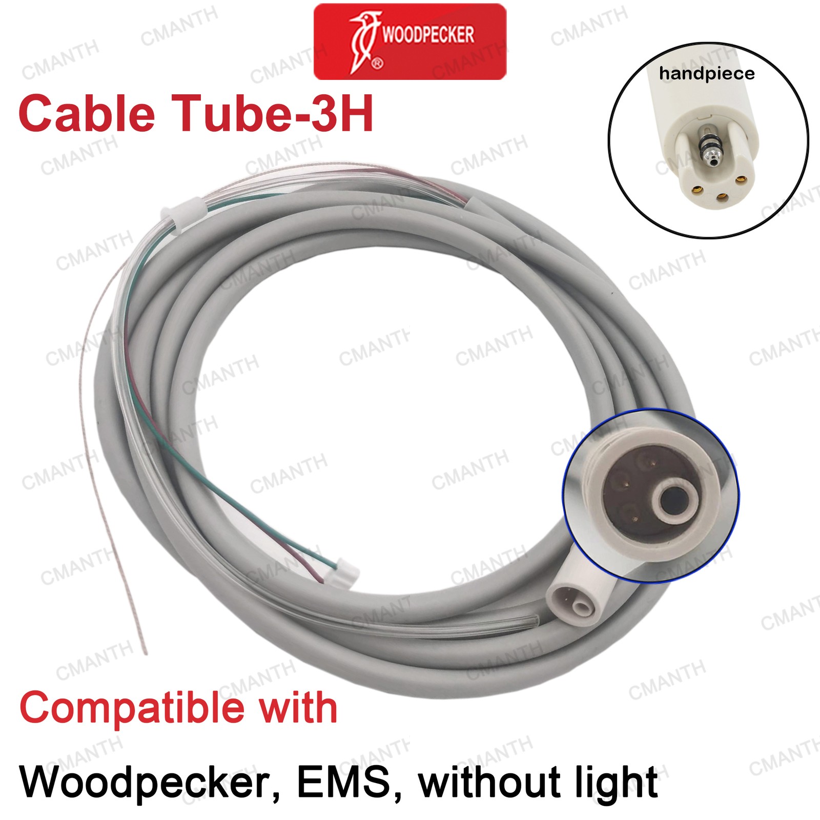 Woodpecker DTE Dental Ultrasonic Scaler Handpiece LED Light Fit EMS NSK SATELEC