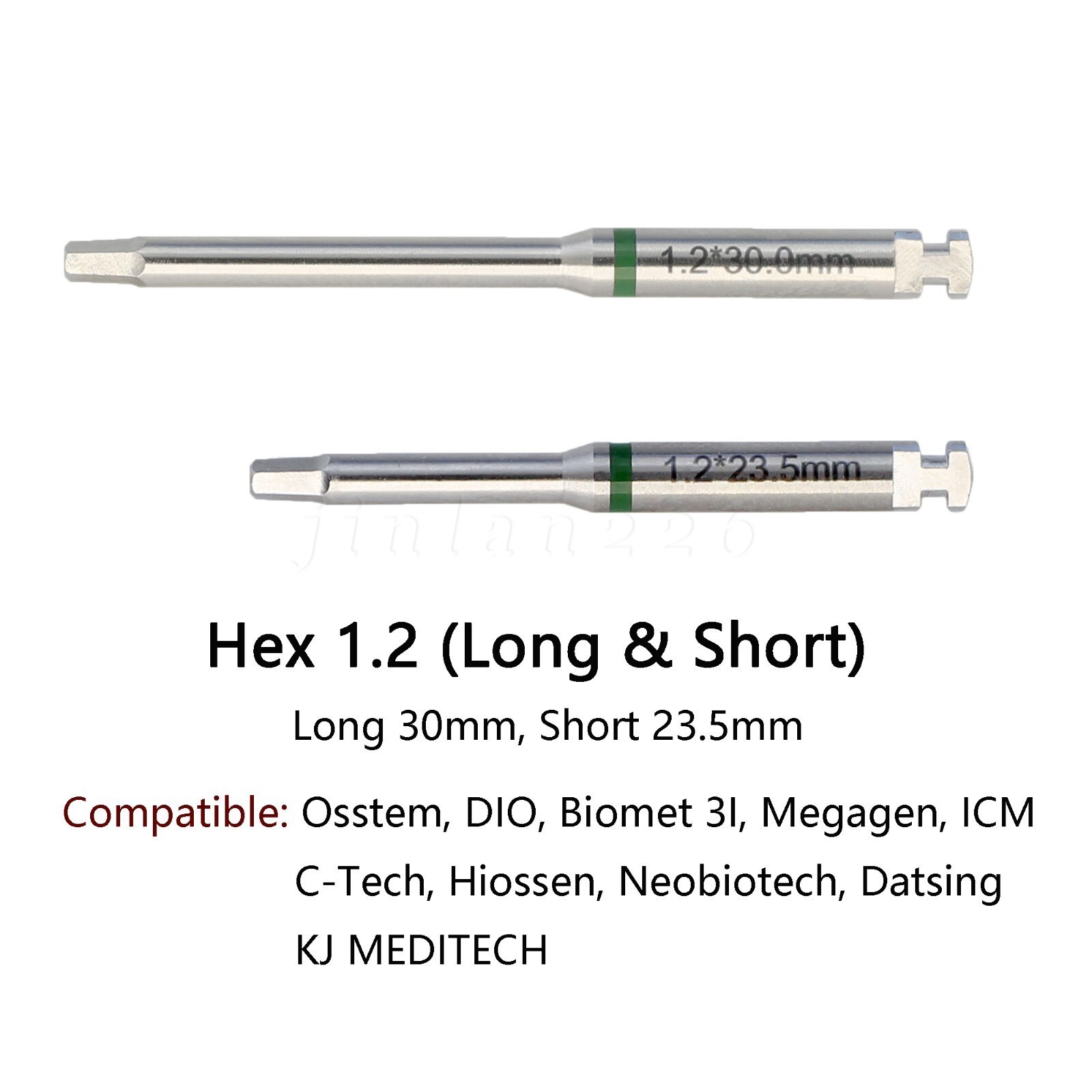 NSK Style Dental Slow Speed Contra Angle Handpiece Push FG 1.6 /CA 2.35mm Burs