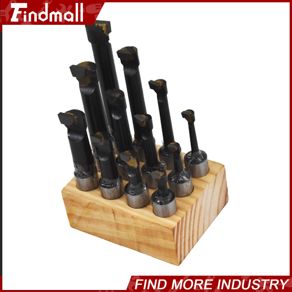12 Pack 5/8″ Boring Bar Set Carbide Tipped Bars 5/8″ Shank Lathe Tool New