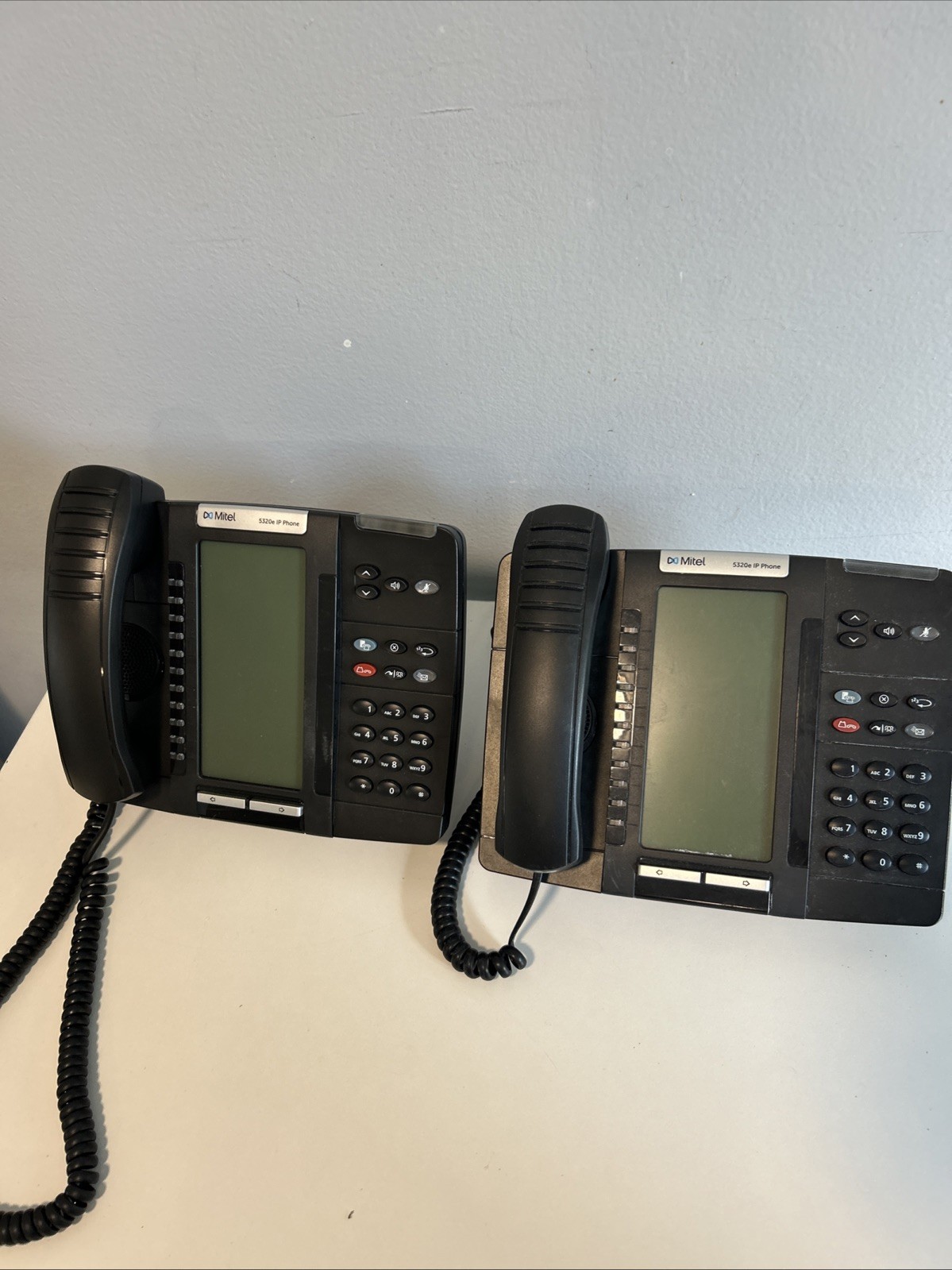 Mitel 5320e IP Phones w/Backlit Display – Used Tested – LOT of 2 PHONES