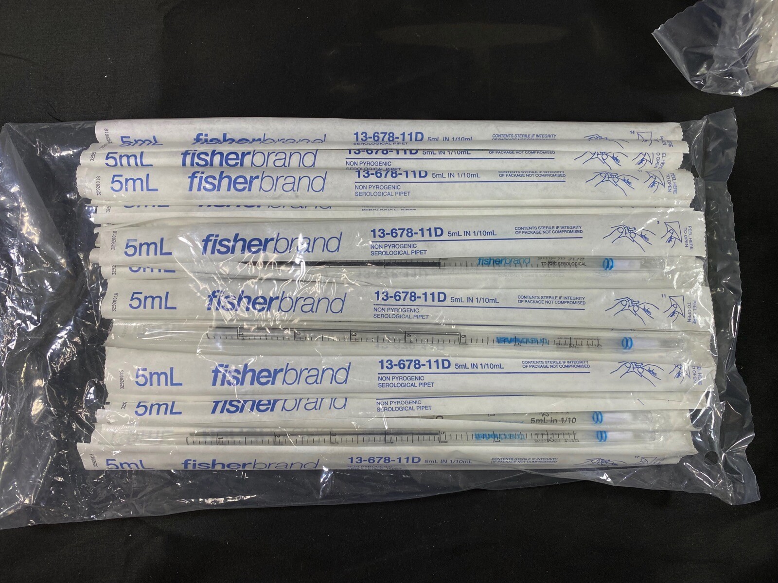 FISHERBRAND 5mL Disposable Serological Pipet With Mag Stripe 13-678-11D (200/Cs)