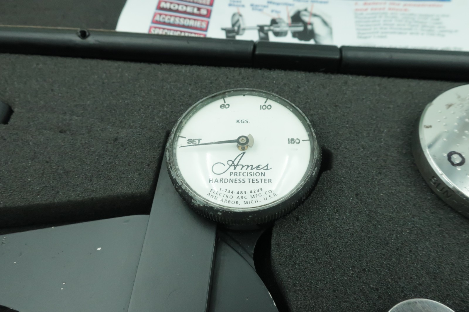 Ames 4-4 Portable Hardness Tester with Case AT-4400