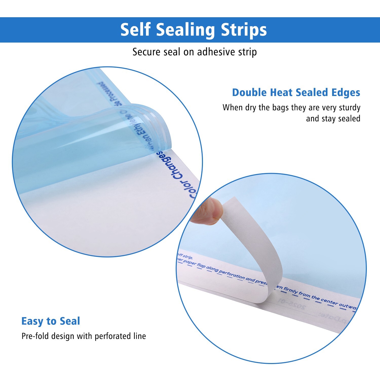 OneMed Self Seal Sterilization Pouches, for Dental Tattoo Nail 3.5″x5.25″-200