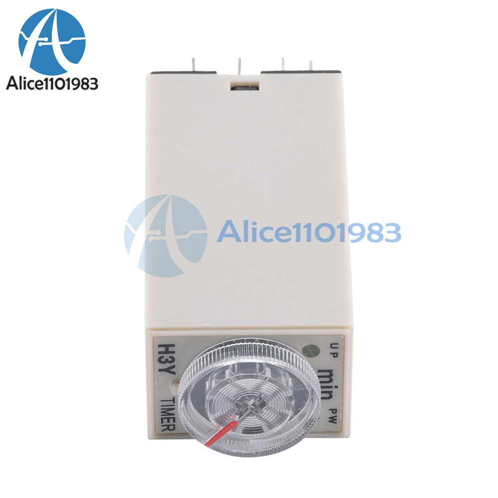 H3Y-2 220VAC 8P 0-30 Minutes Timing Delay Range DPDT Relay Timer