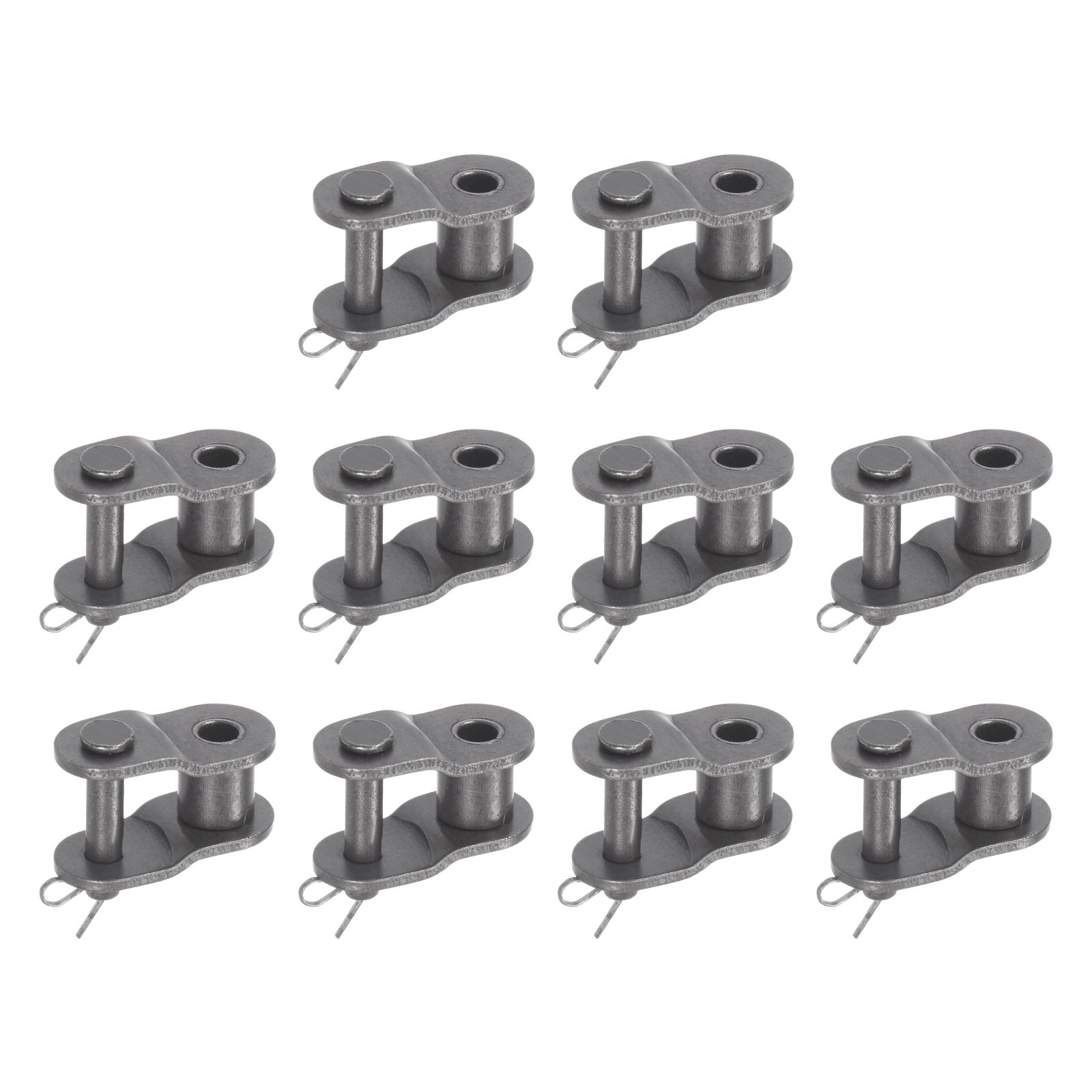 10PCS 1/2″ Pitch #40 Chain Offset Half Link Roller Carbon Steel
