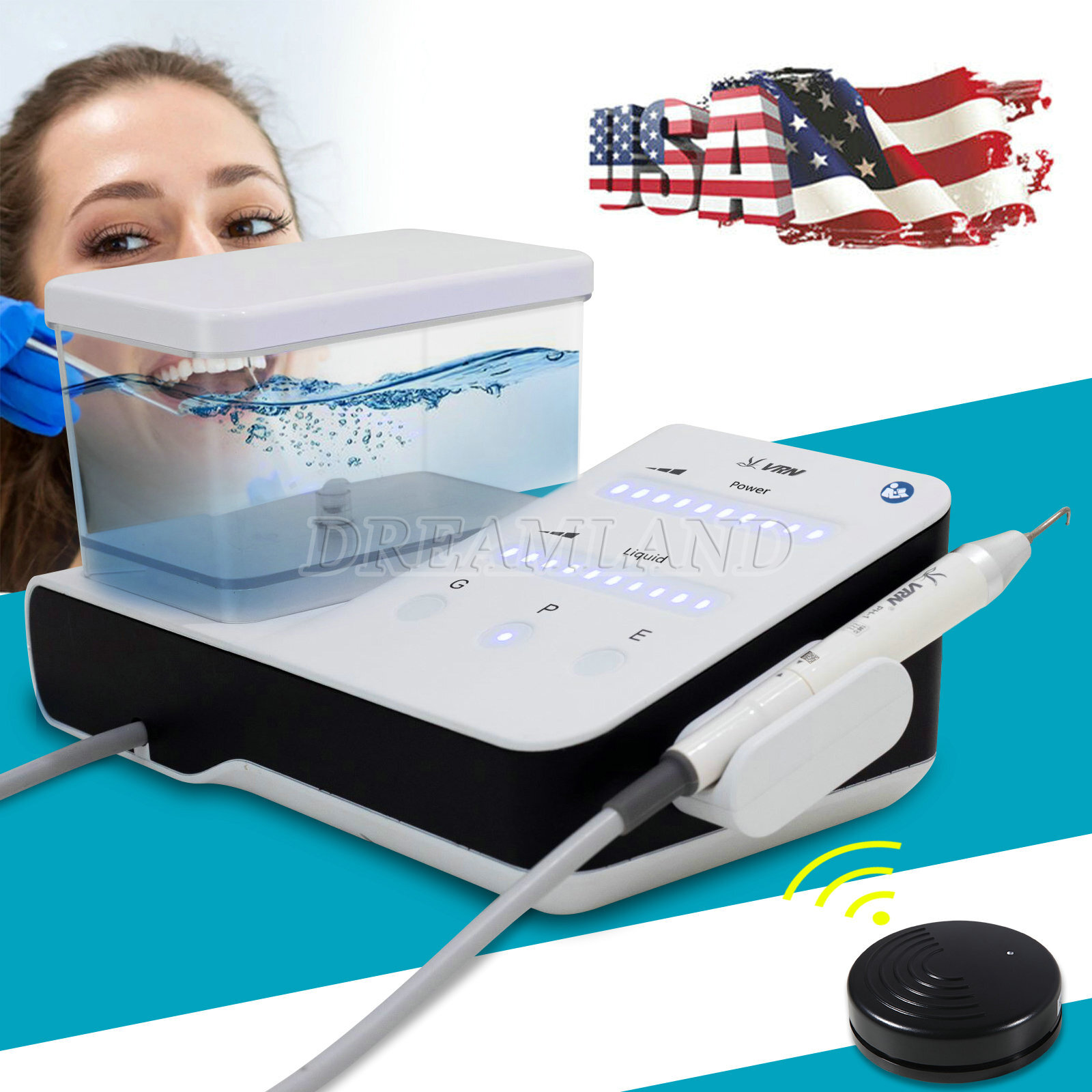 Ultrasonic Dental Scaler + Accessories