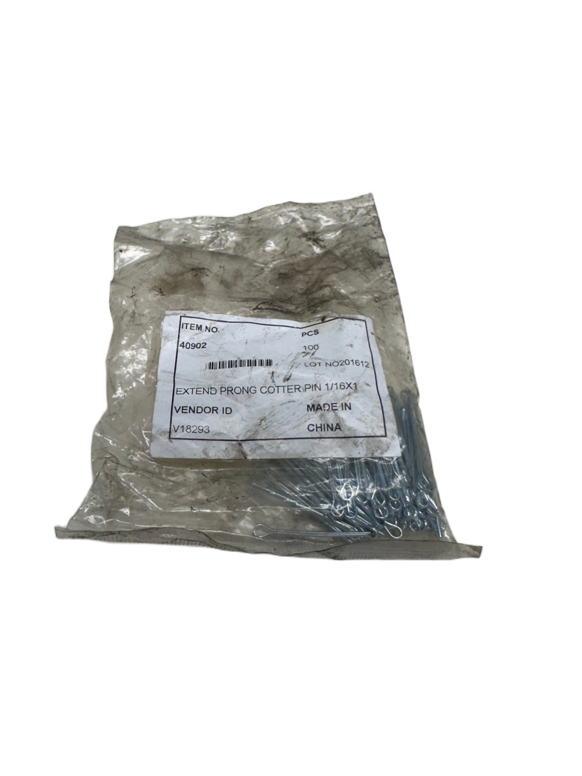 Value Collection 40902 1/16″ Dia x 1″ Prong Cotter Pin (LOT OF 100) 🔥