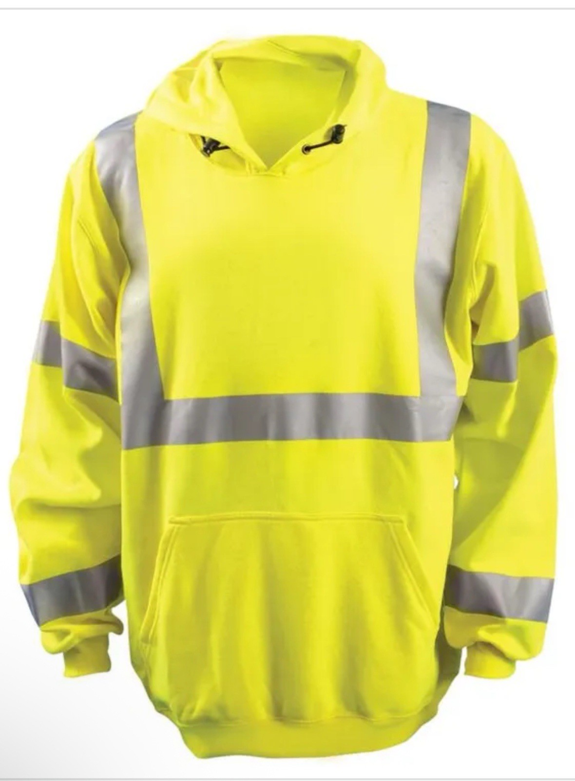 OCCUNOMIX Premium Hi-Viz Flame Resistant Pullover Hoodie LARGE Type R Class 3