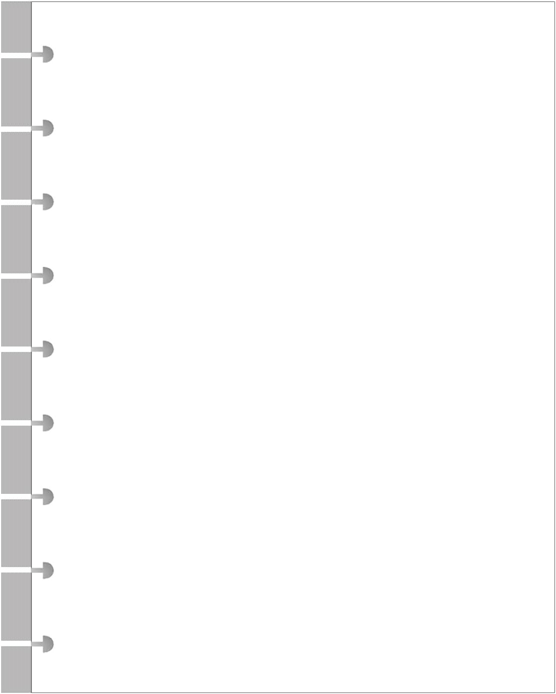 9-Disc Discbound Blank Refill Paper, Classic Size Discbound Pre-Punched Happy Pl