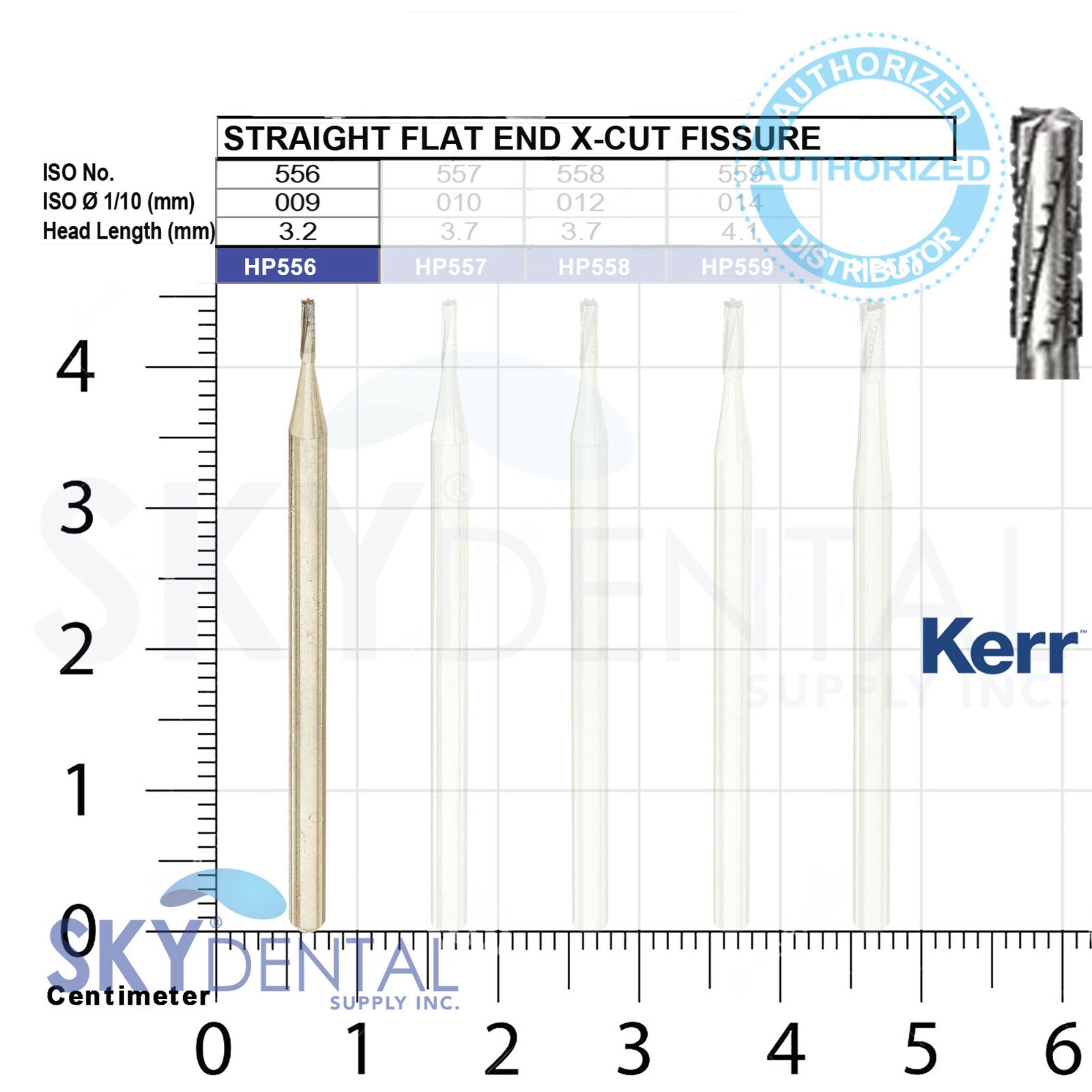 HP556 HP557 HP558 HP559 HP560 Beaver Carbide burs (44.5mm)