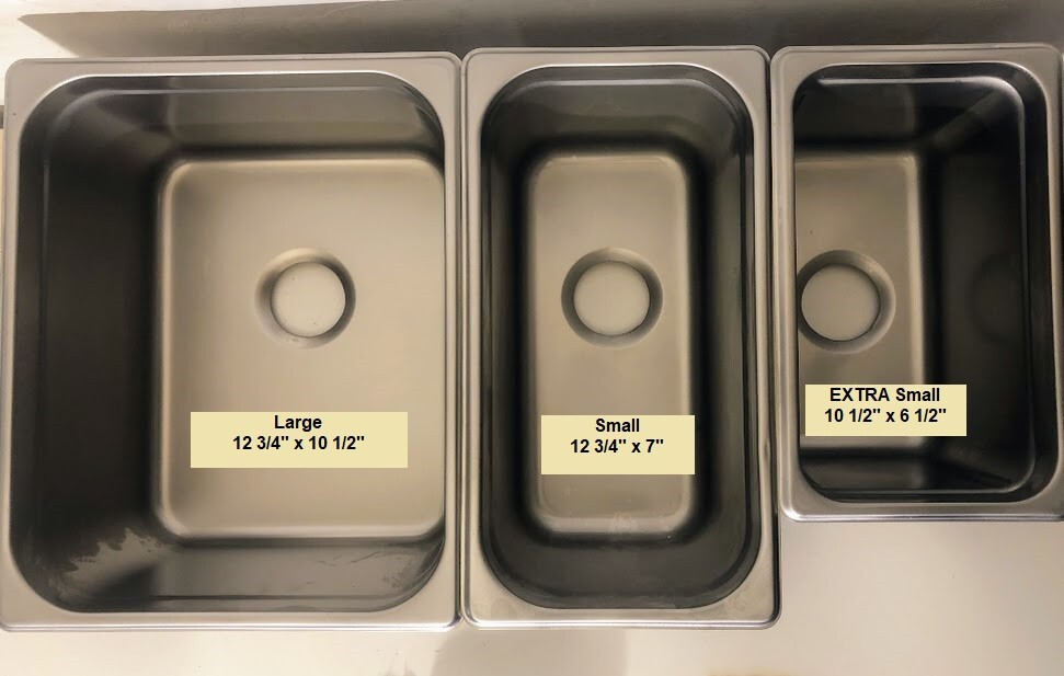 STANDARD SMALL Concession Sinks For Portable Hand Wash Sink, 1 Compartment