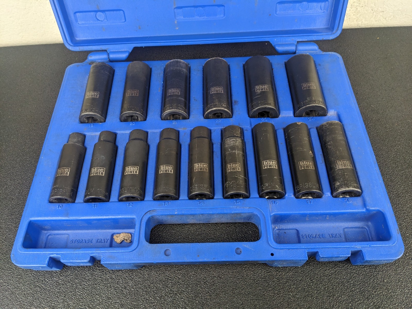 #bn387 Cornwell Tools CBPI3LM 15 Piece 1/2″ Drive Metric Deep Power Socket Set