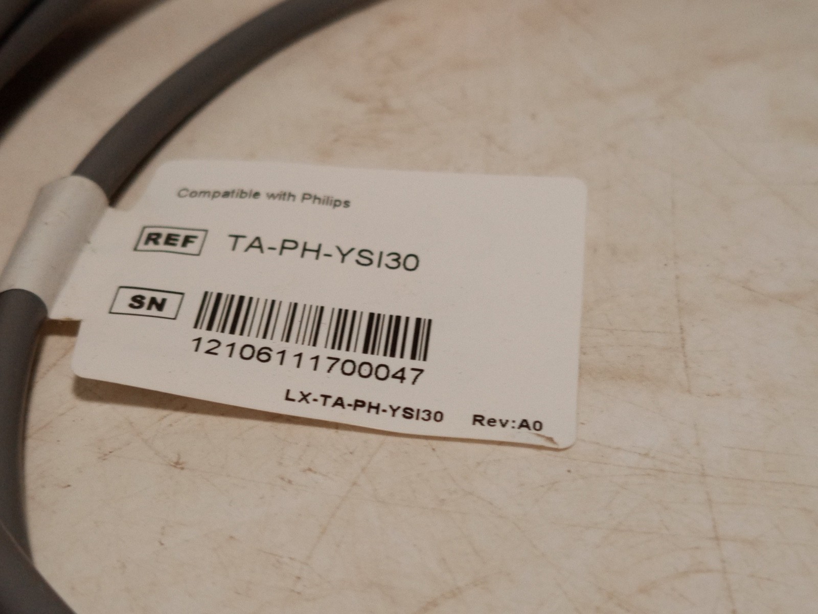 Medten TA-PH-YSI30 Philips Compatible Replacement Temperature Cable 3m Length