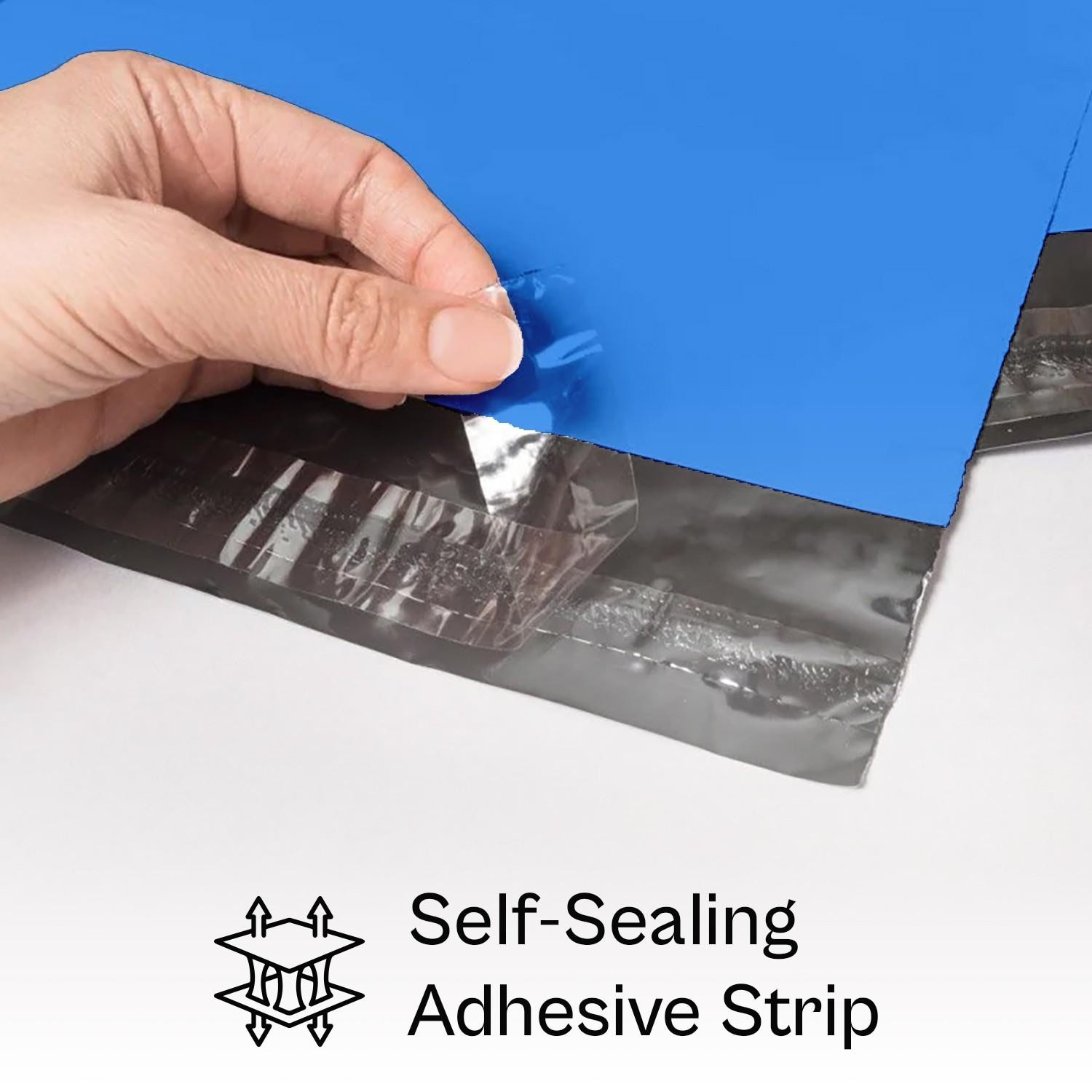 200 19×24 Blue Poly Mailers Envelopes Self Sealing Shipping Mailers Bags 19″x24″
