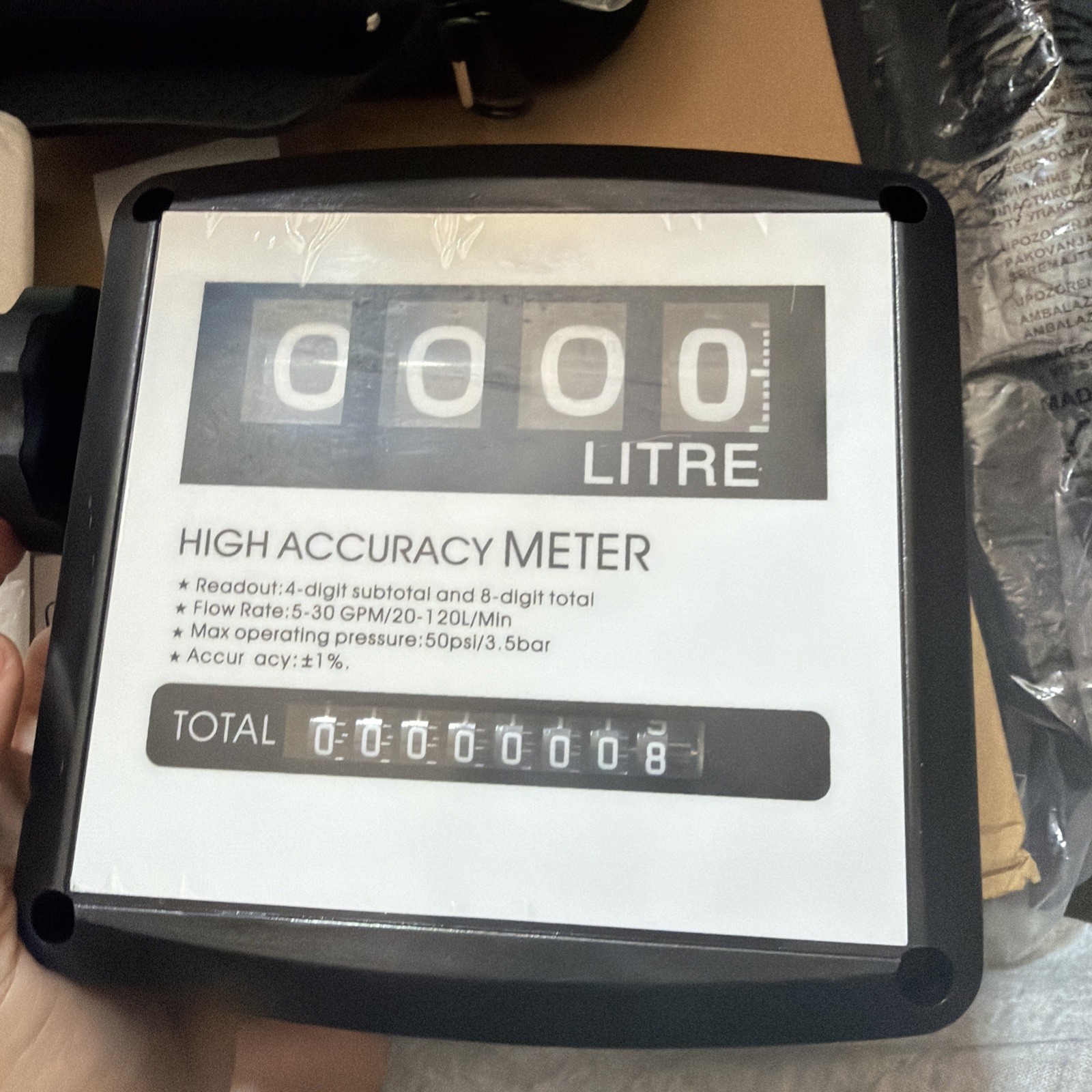 Mechanical Fuel Display 4-Digit Fuel Flow Mechanical3003- 17
