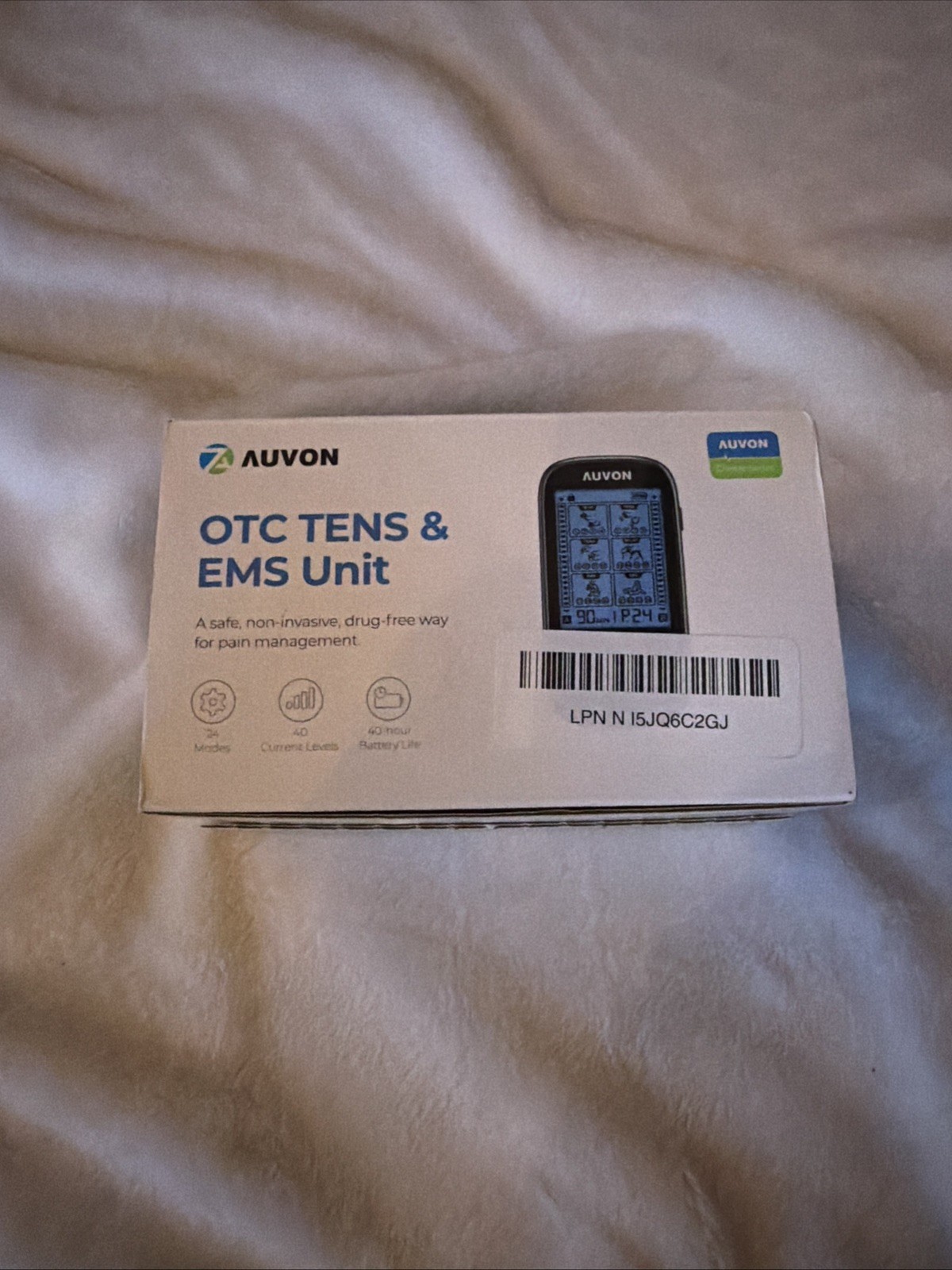 AUVON OTC TENS & EMS Unit Pain Relief Device