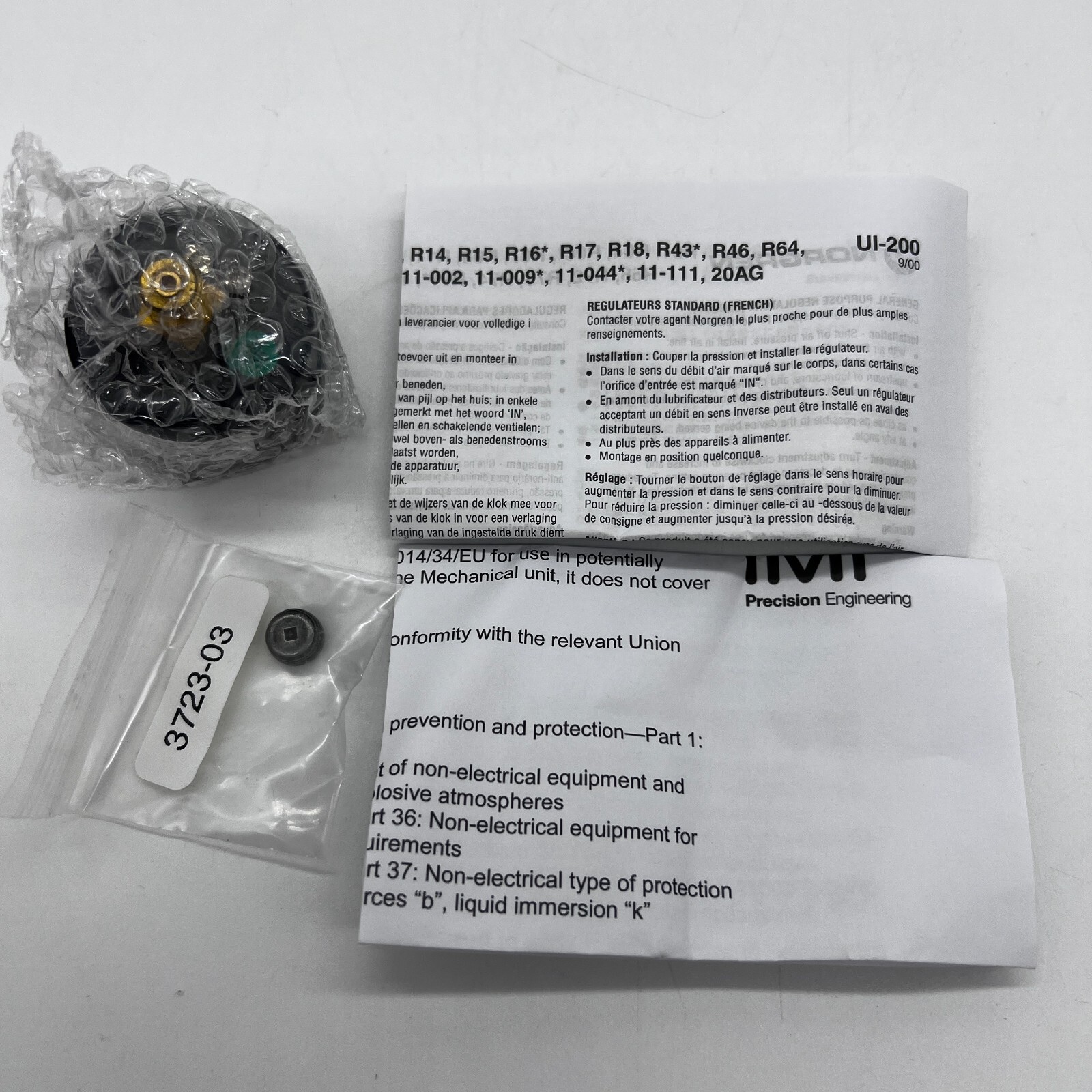 NIB IMI Norgren R72G-2AK-NFG Pneumatic Regulator 1/4″ fnpt Connection