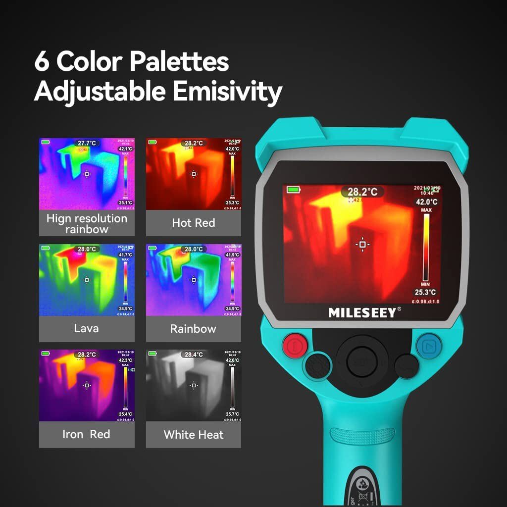 Mileseey Handheld Thermal Imager IR Infrared Imaging Camera With 3.5″ LCD Screen