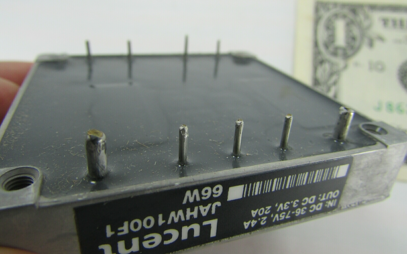 New Lucent Voltage Converters DC 36-75V 2.2A In, DC 3.3V 20A Out 66W JAHW100F1
