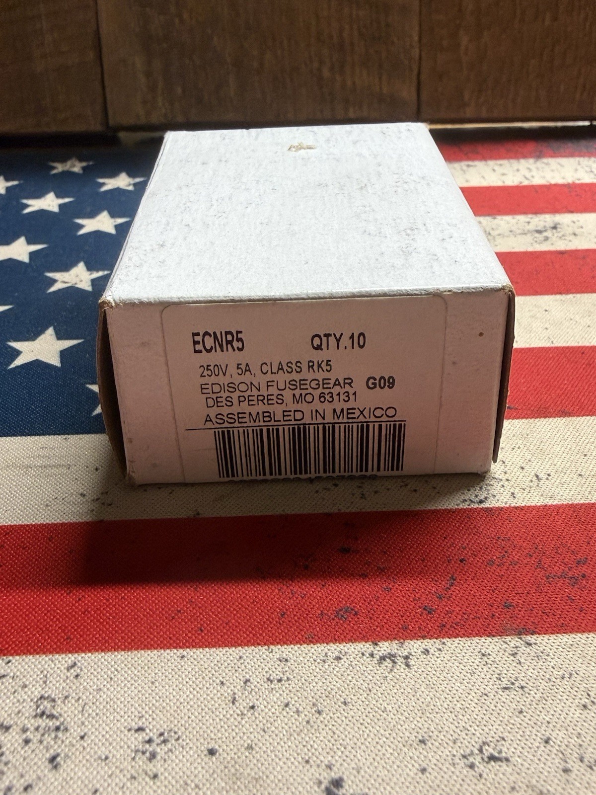 10 x EATON Edison ECNR5 5A Amp 250V Class RK5 Time Delay Fuses, New Box of 10