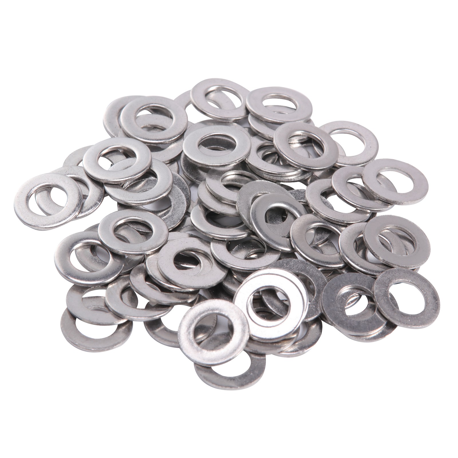 660 Pieces of 304 Stainless Steel Washers Flat Washer Assortment Set Kit 6 Sizes