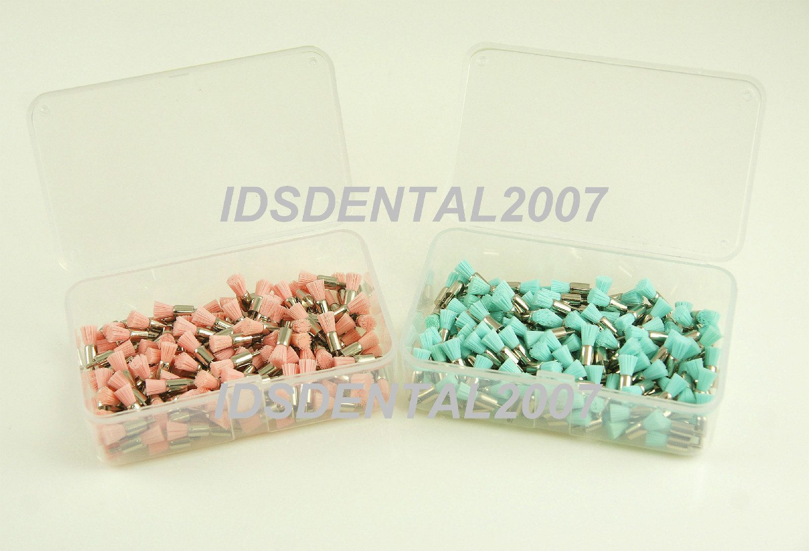 288 PCS Dental Prophy Brush Screw Type Green Pink Color 144pc/box