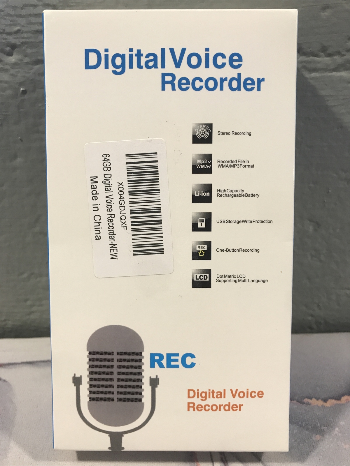 128GB Digital Voice Recorder – (4800 Hours) ZIPCIDE Digital Voice Activated R…