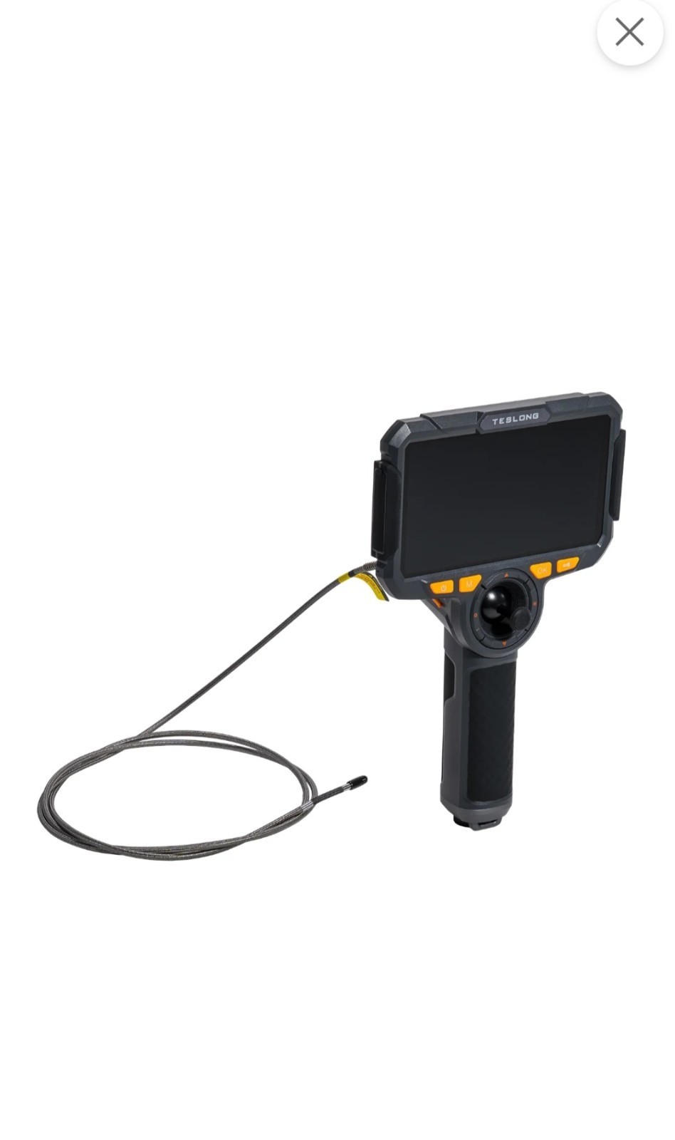 TESLONG TF600 4-Way Articulating Inspection Camera, 6in IPS LCD, Flexible