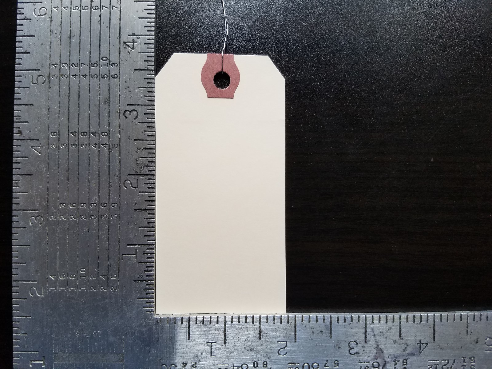 Wire Manila Tags Reinforced Hang Label Inventory Shipping Stock Size 1 2 3 4 5 6