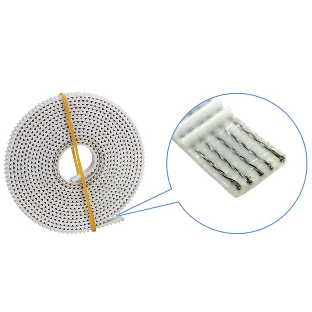 T5 AT5 T10 AT10 Open-ended PU Timing Belt 10-50mm Width White Polyurethane Belt