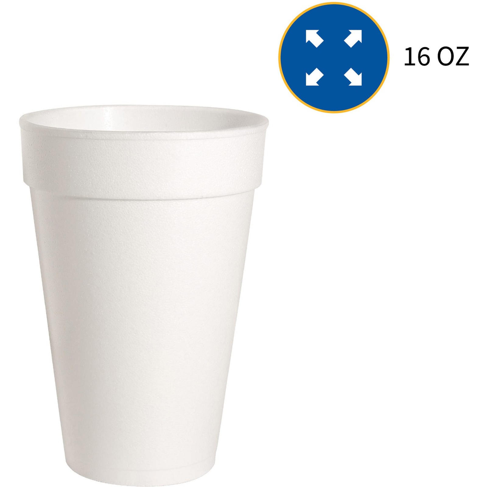 Hot/Cold 16oz Foam Cups (Pack of 500)