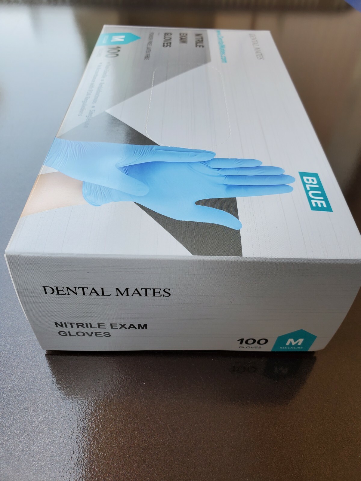 Nitrile Exam Gloves Dental Hospital Clinics Medical 510K cleared 100PCS PER BOX