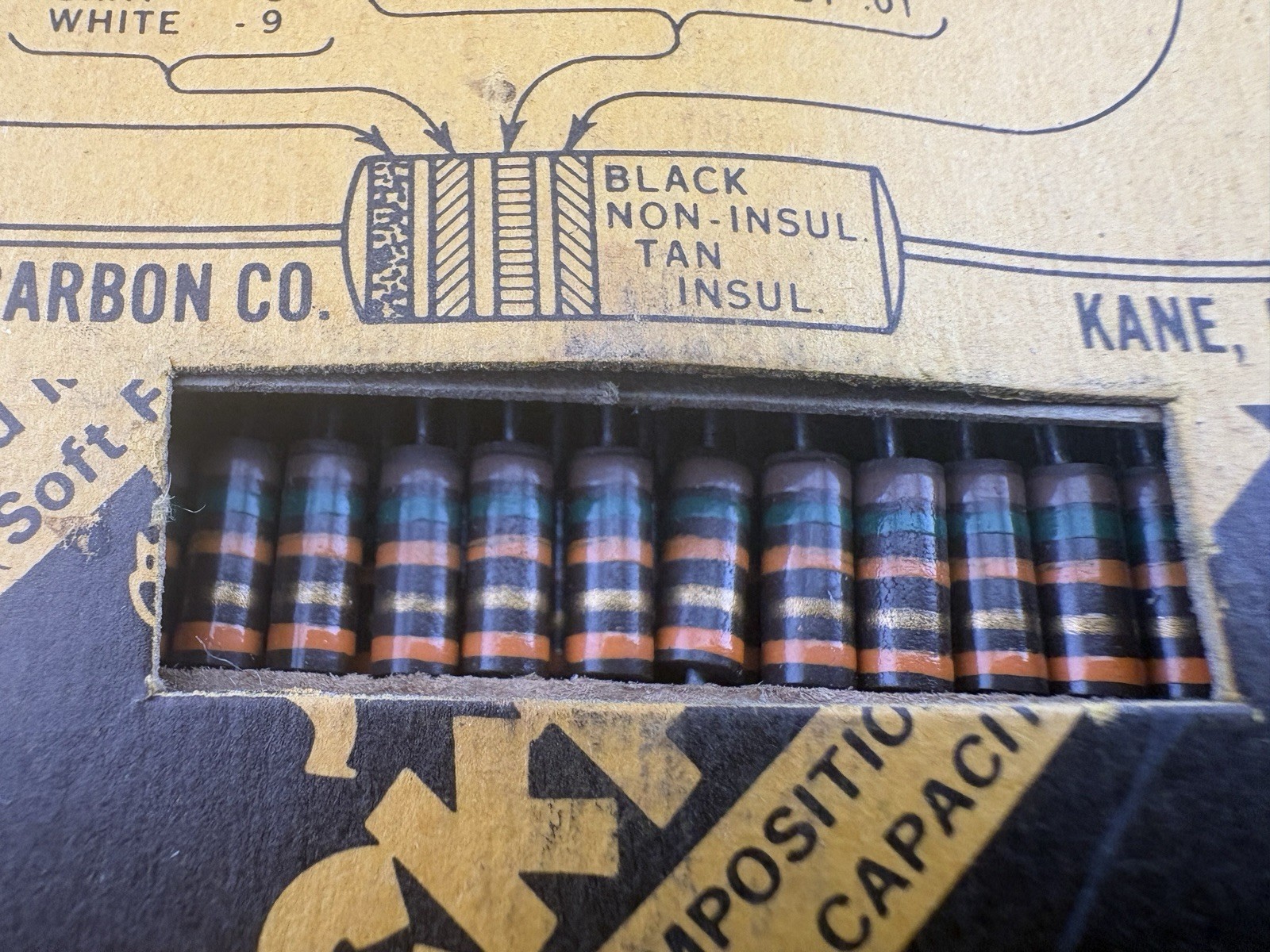 STACKPOLE Lot of 1000 Vintage 15K Ohm Resistor 1/2W Watt 5% NOS