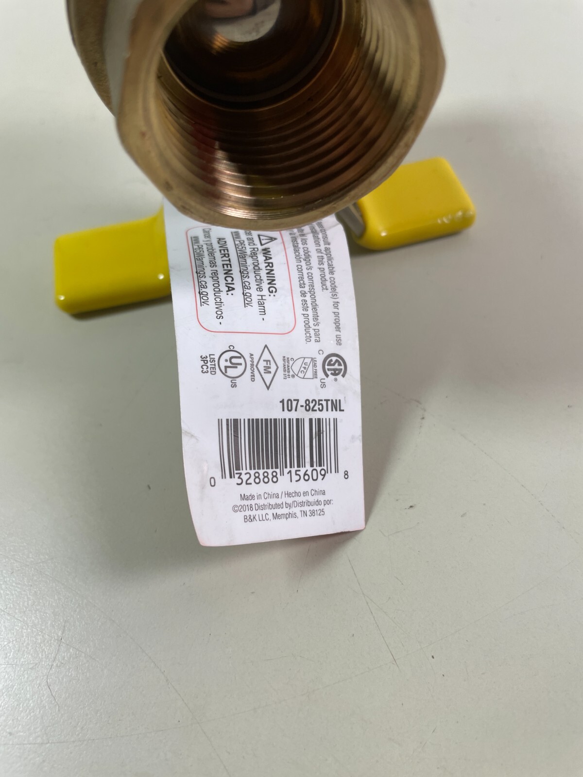 ProLine 1″ Brass Ball Valve 600PSI Full Port T Handle Valve 107-825TNL (8 Pack)