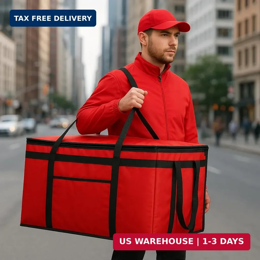 musbus Extra large XXXL Insulated Food Delivery Bag Cooler Bags Keep Food Warm C