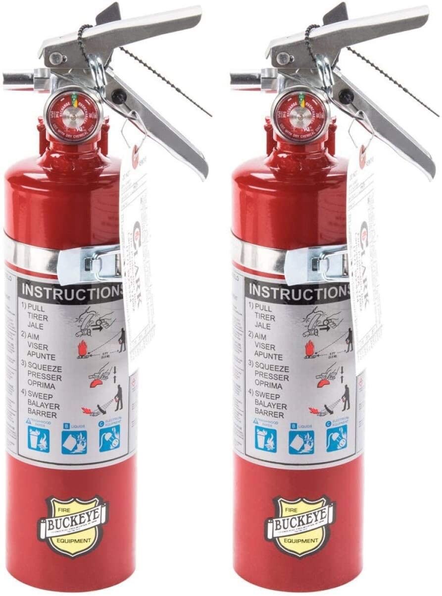✅🔥🧯2-NEW BUCKEYE 2 ½ » lb. 2023 CERT FIRE EXTINGUISHER VEHICLE BRACKET🔥🧯