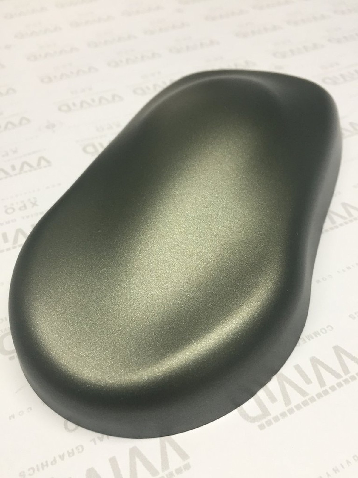 VViViD+ Premium Vinyl Wrap Film (1ft x 5ft, Matte Metallic Dark Green)