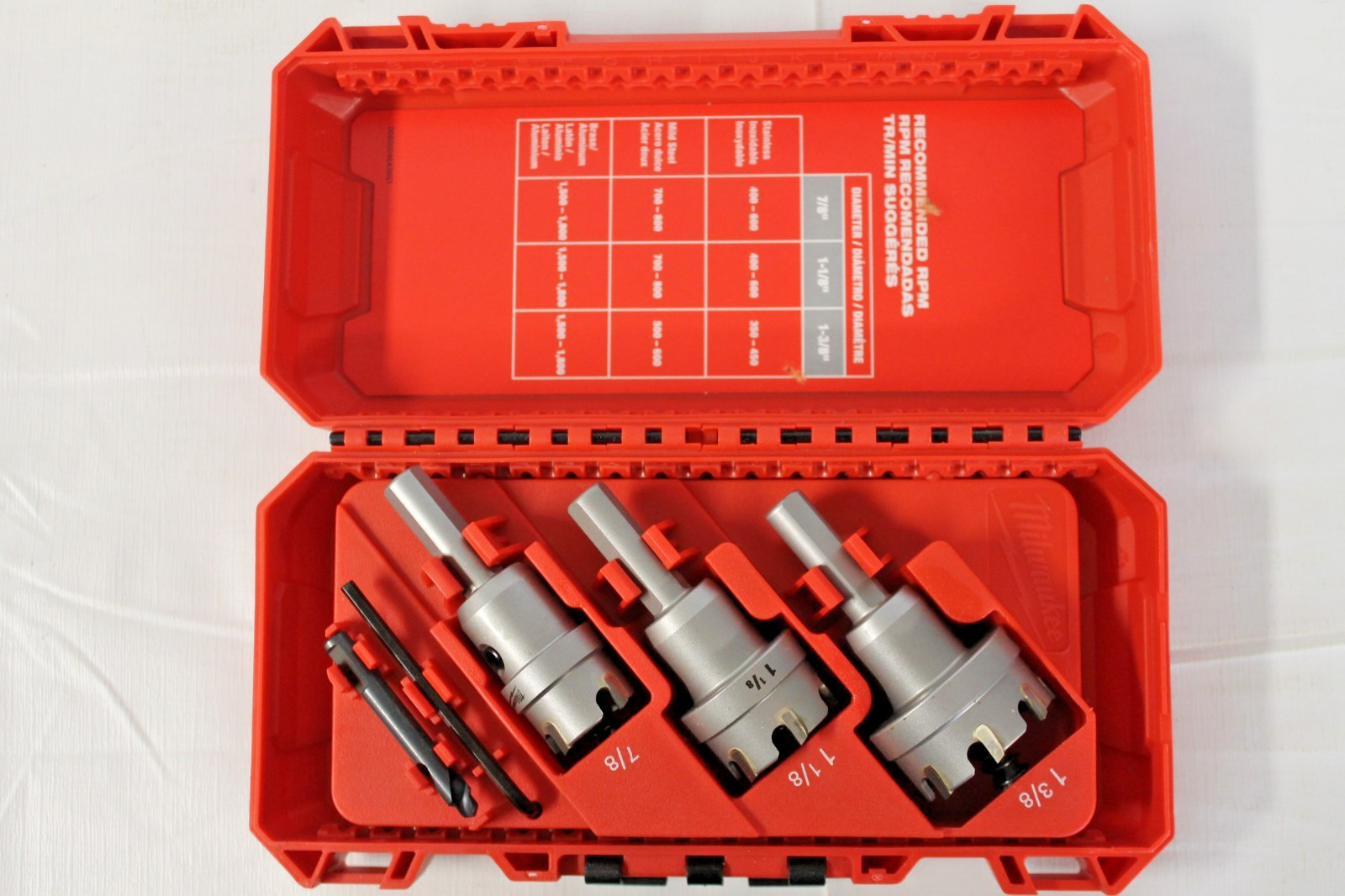 Milwaukee One-Piece Carbide Hole Cutter Set – 4PC 49-22-8610
