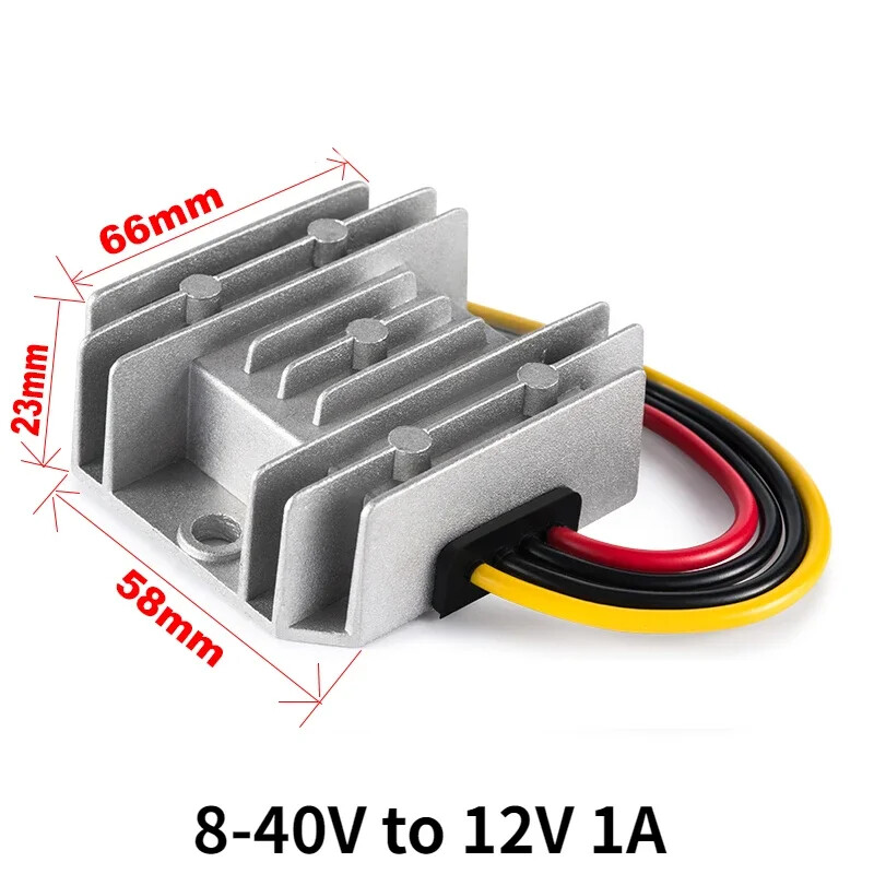 8V-40V to 12V 25A-1A Step down/Up DC-DC Converter 12 volt stabilizer Buck Boost