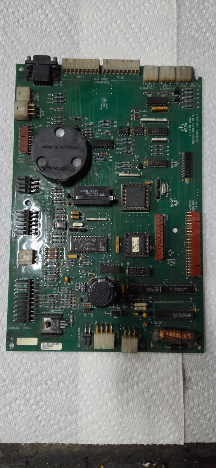 Raymond Carriage Control Card P/N: 154-012-377/002