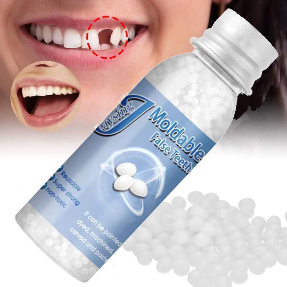 Resin False Teeth Solid Glue Temporary Tooth Repair Moldable Teeth Gap Denture