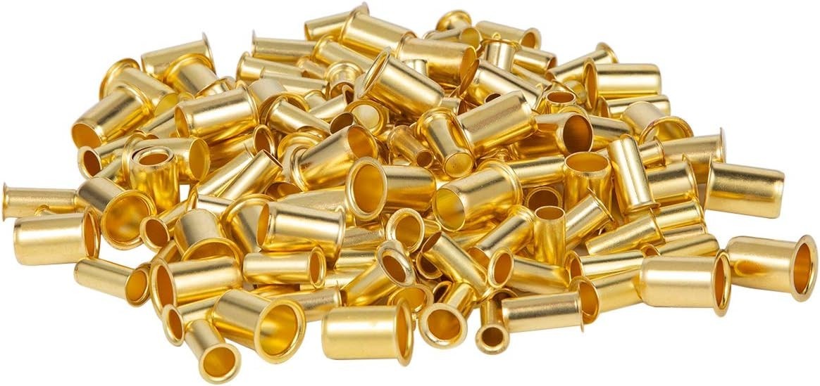 230pc Brass Compression Fittings Assortment Kit Air Water Fuel Line Sleeves Set