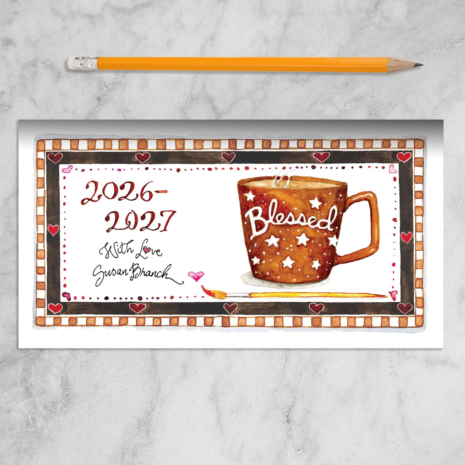 TF Publishing 2026-2027 Susan Branch Small Monthly Pocket Planner with 2 Page La