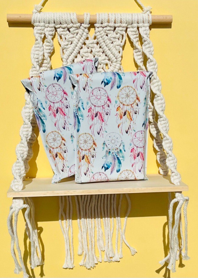 🆕 Polymailer ●BOHO COLORFUL DREAMCATCHERS● (30) 6″X9″ And (20) 10″X13″.