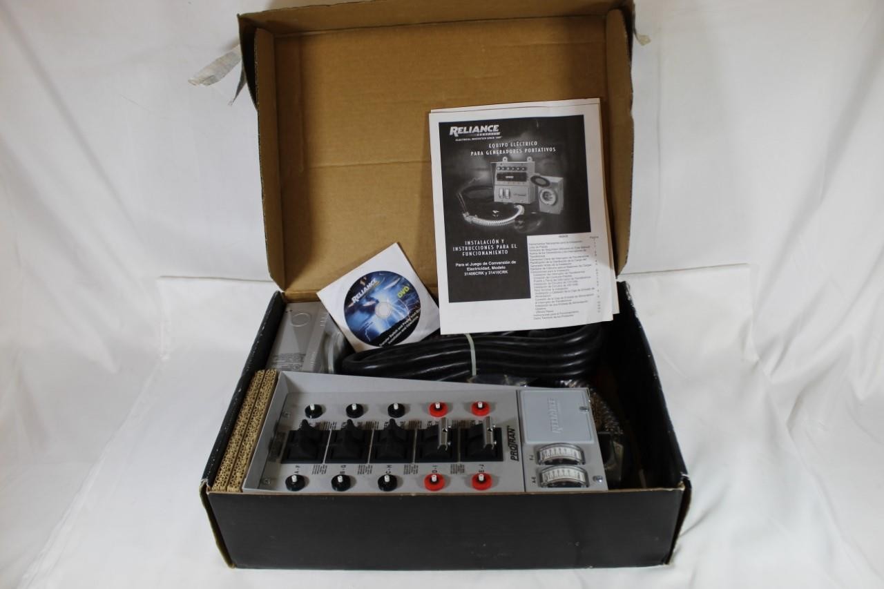 Reliance Controls 31410CRK 10-Circuit Portable Generator Transfer Switch Kit