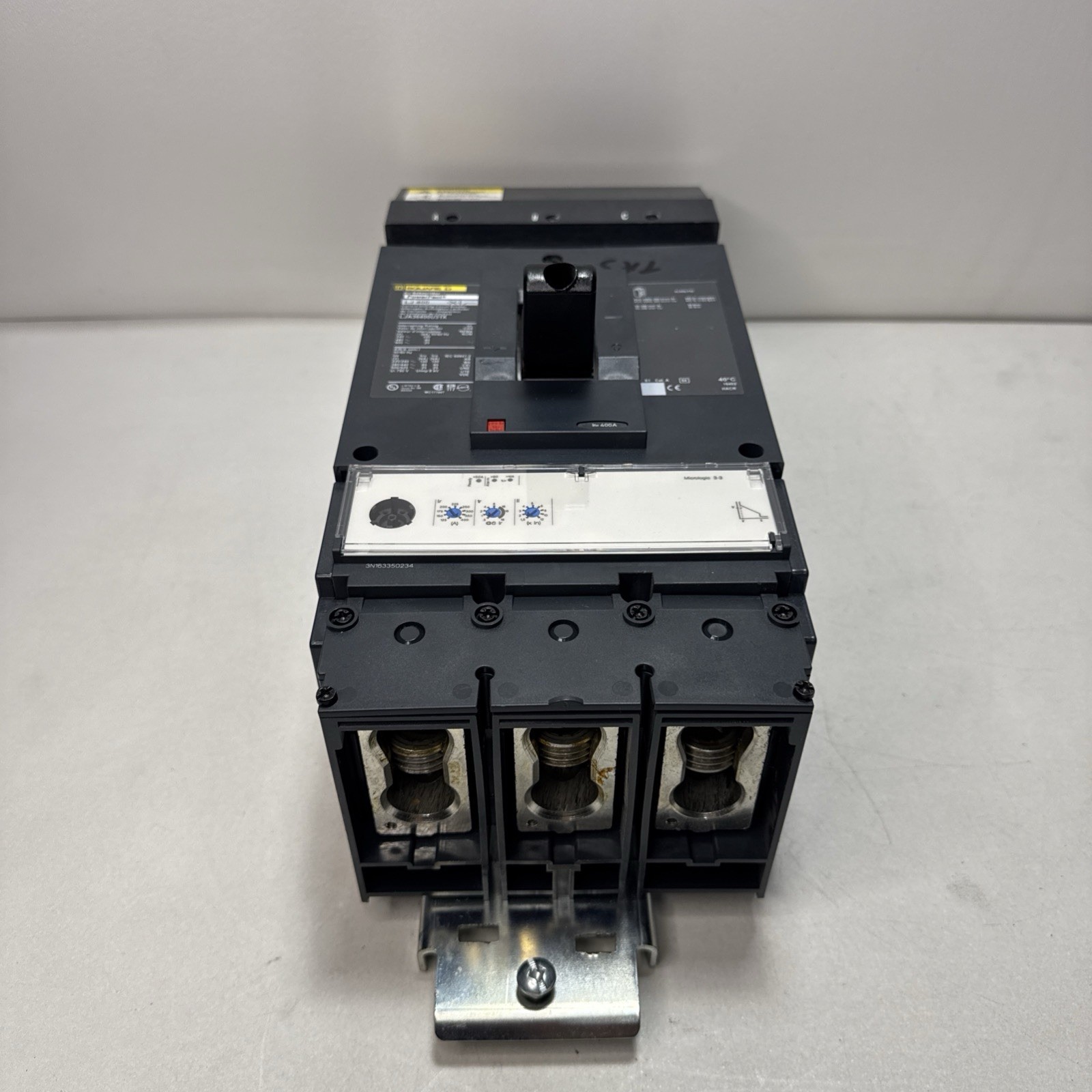 SQUARE D LJA36400U31X LJA I-LINE 3 POLE 400 AMP 480v 65KAIC POWERPACT BREAKER