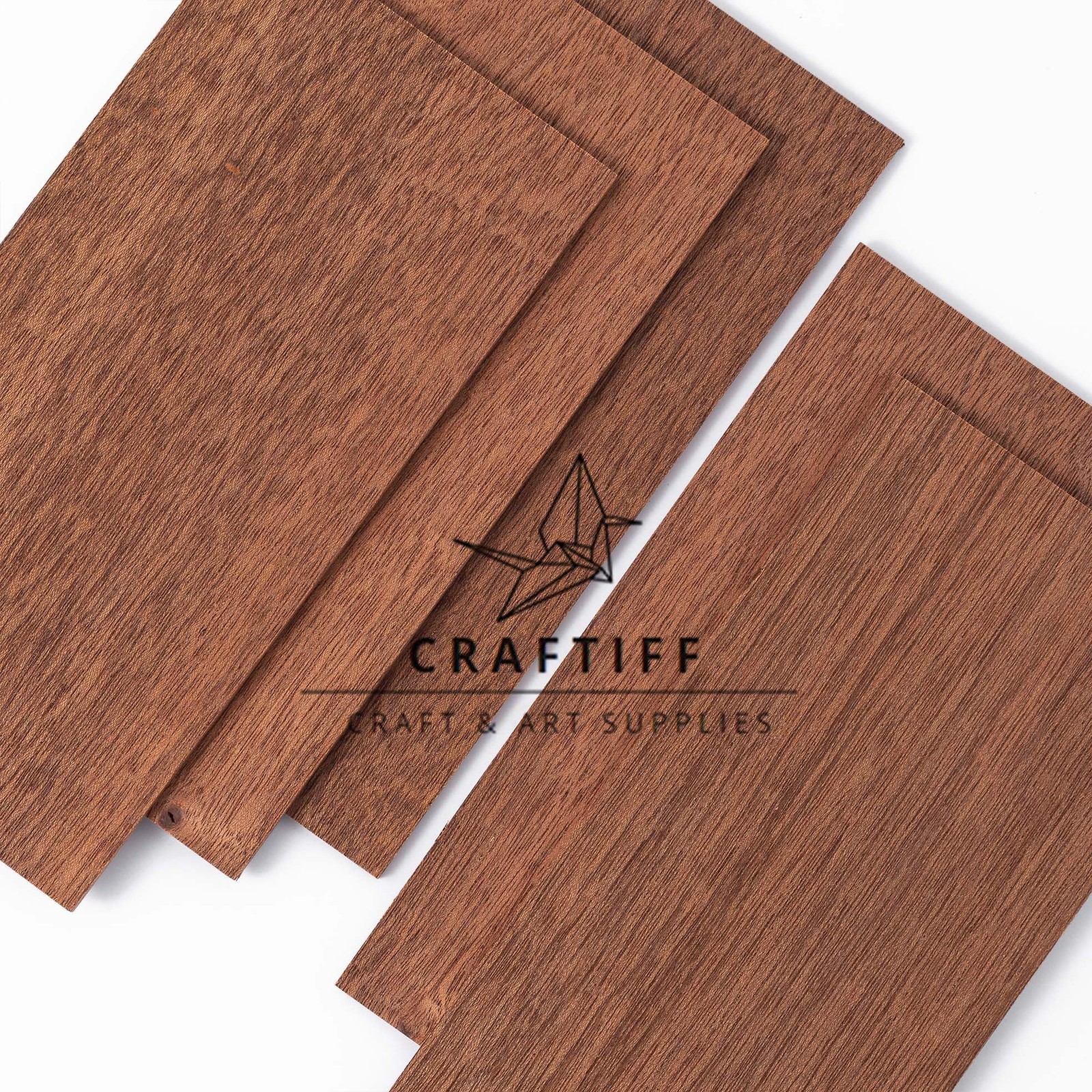 African Mahogany Wood Sheets 1/8″ Thick, 4×8 inch Lumber Veneer Pieces Planks…