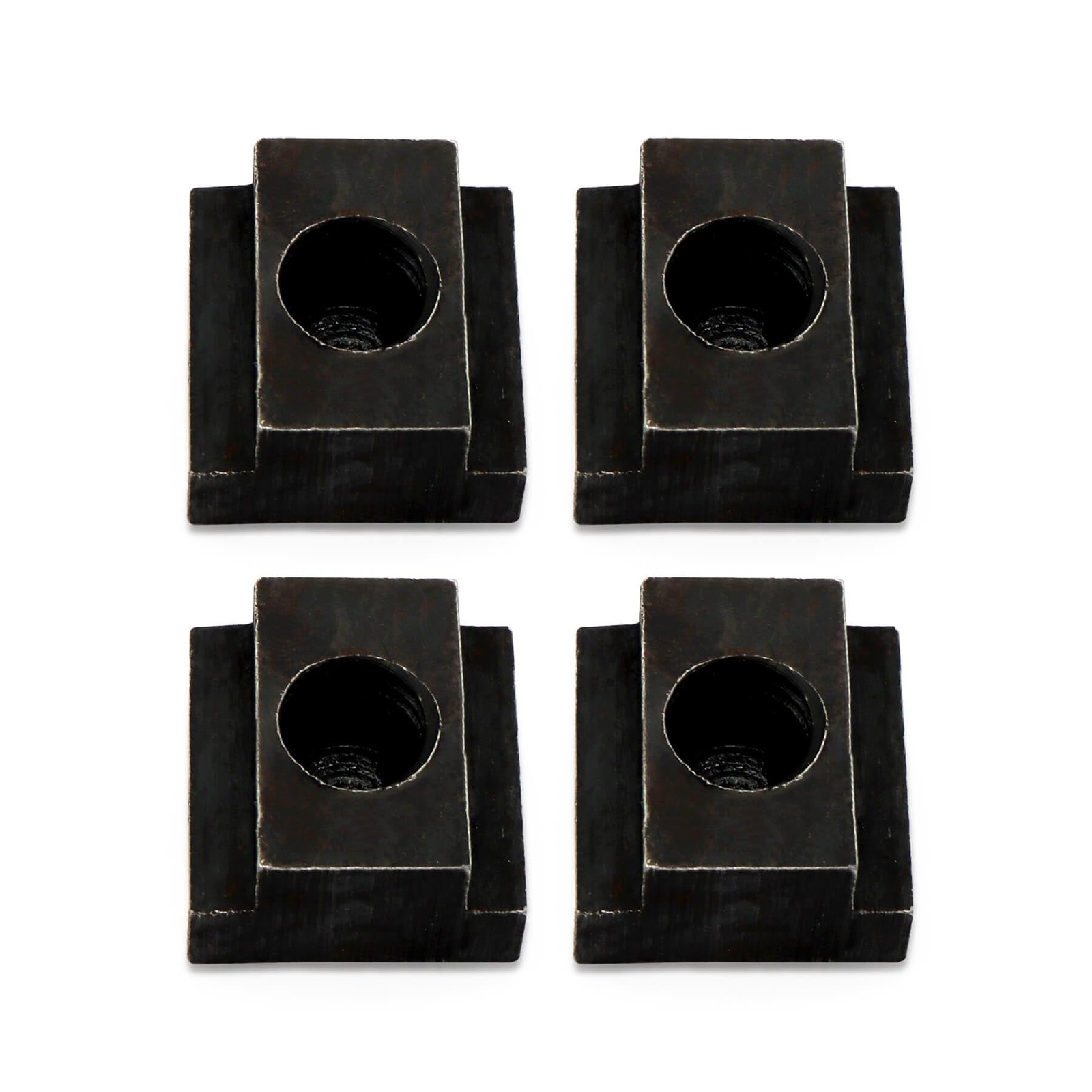 T-Slot Nut Black Oxide Finish, 1/2″-13 Thread Size 5/8 in Table Slot Size 4Packs