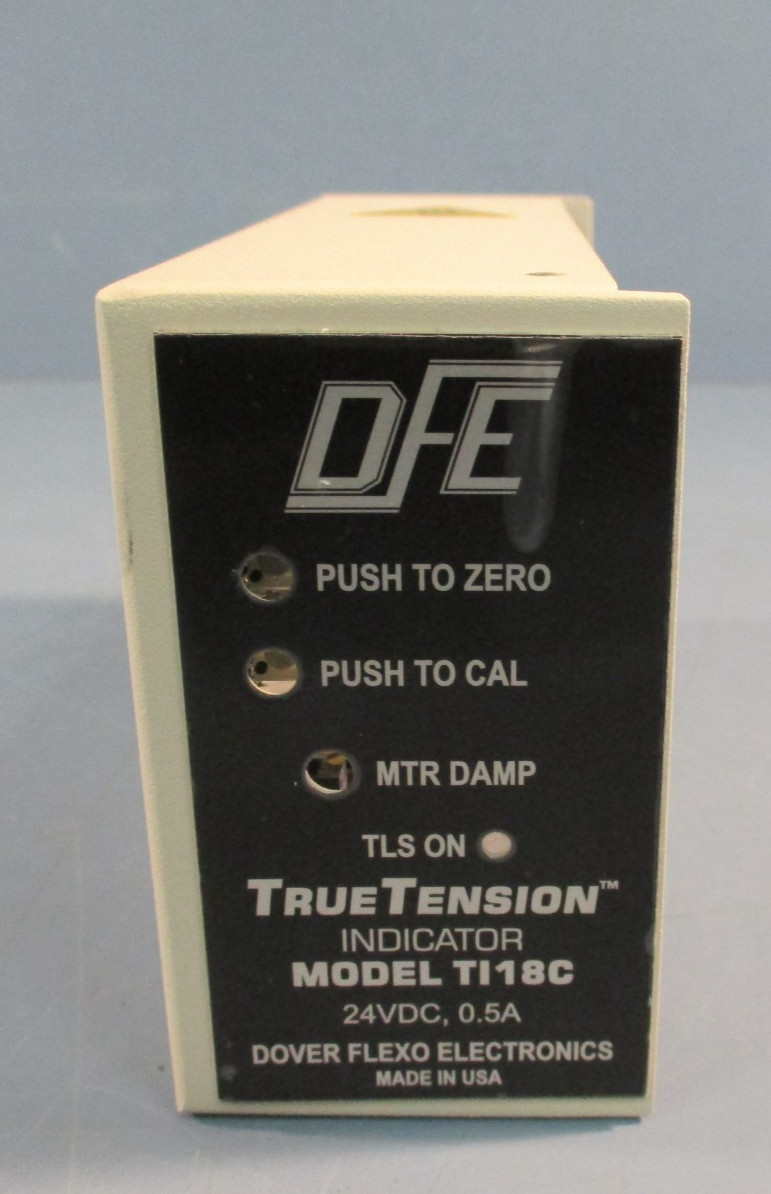 DFE MODEL TI18C TRUE TENSION INDICATOR 24VDC 0.5A TI18CV-DRC